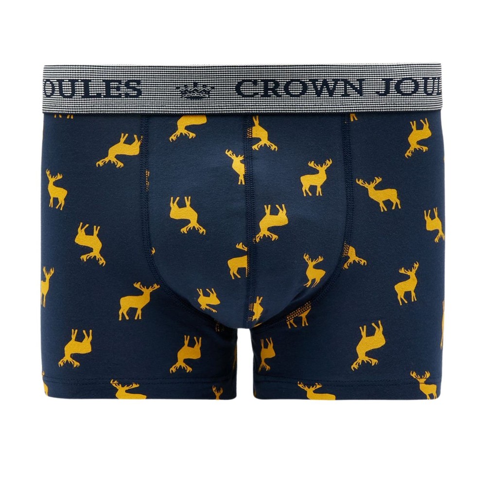 Mens Joules Mens Crown Joules Underwear 2 Pk in Game Laugh