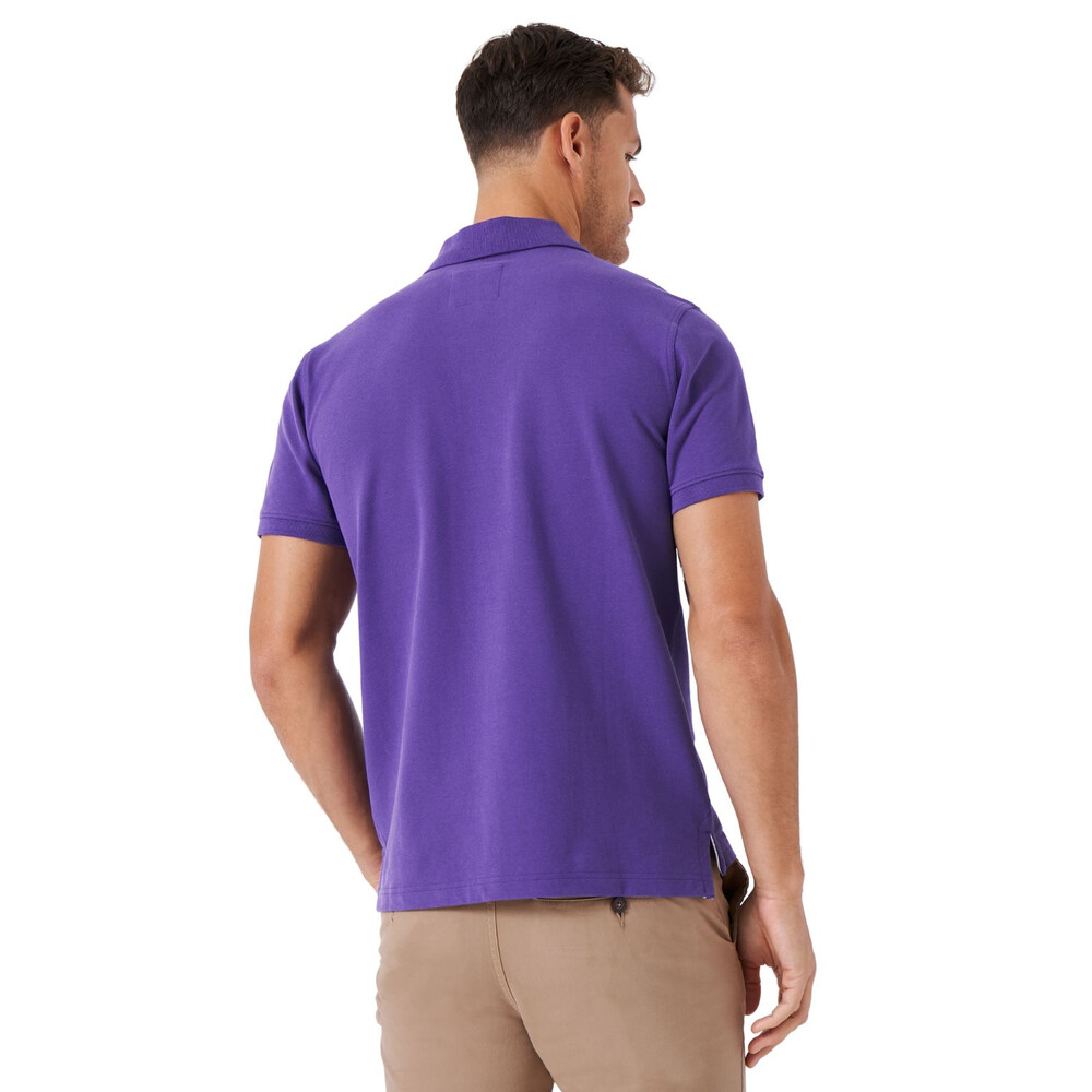 Classic Pique Polo Shirt Purple