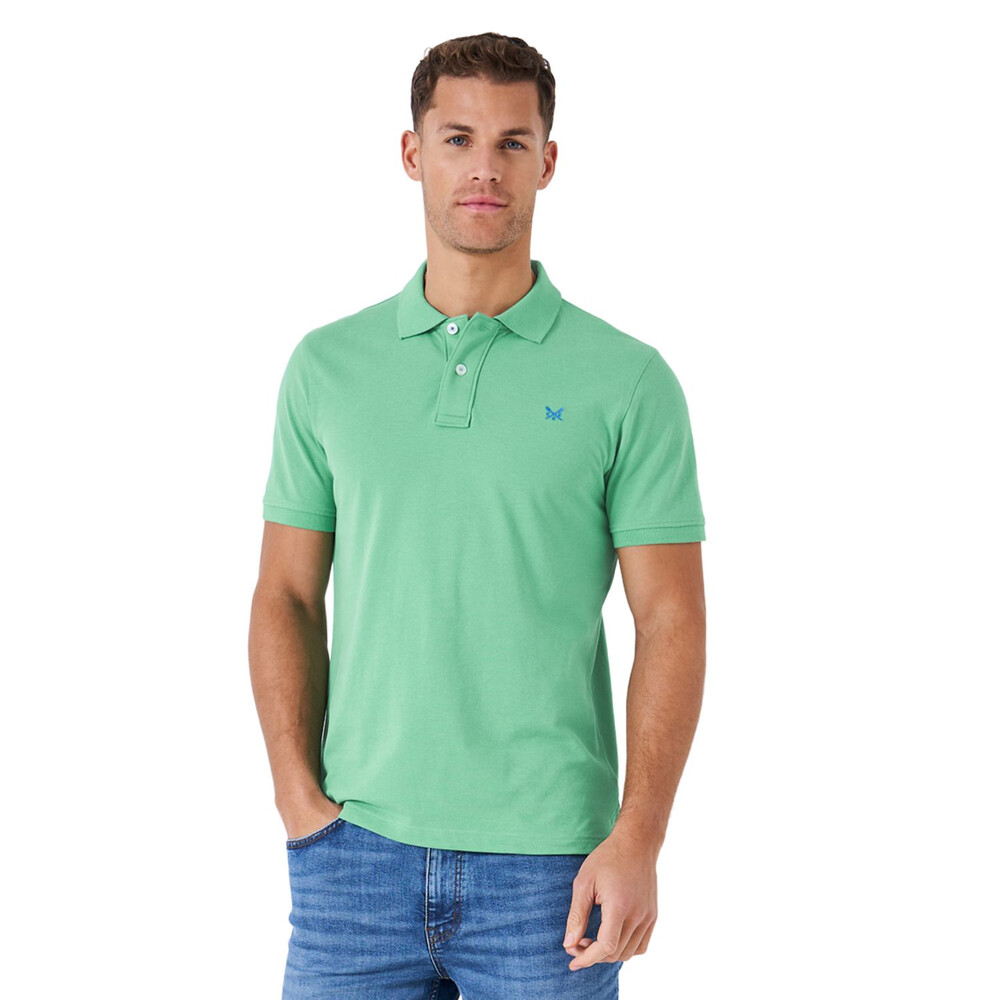 Classic Pique Polo Shirt Green Space