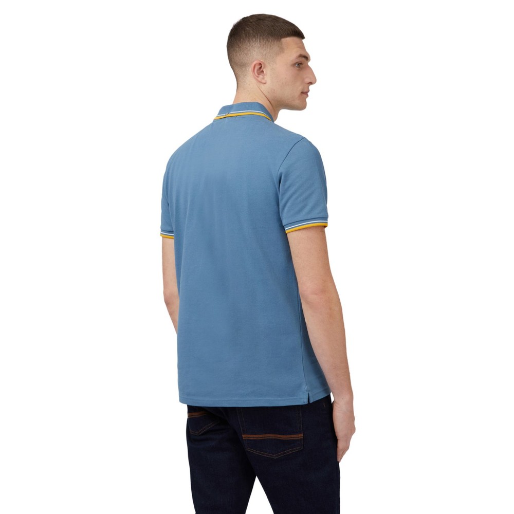 Signature Polo Shirt Blue Shadow