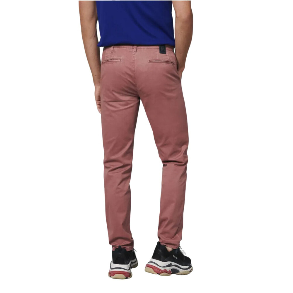 Meyer M5 Organic Cotton Twill Chino Trouser Watermelon