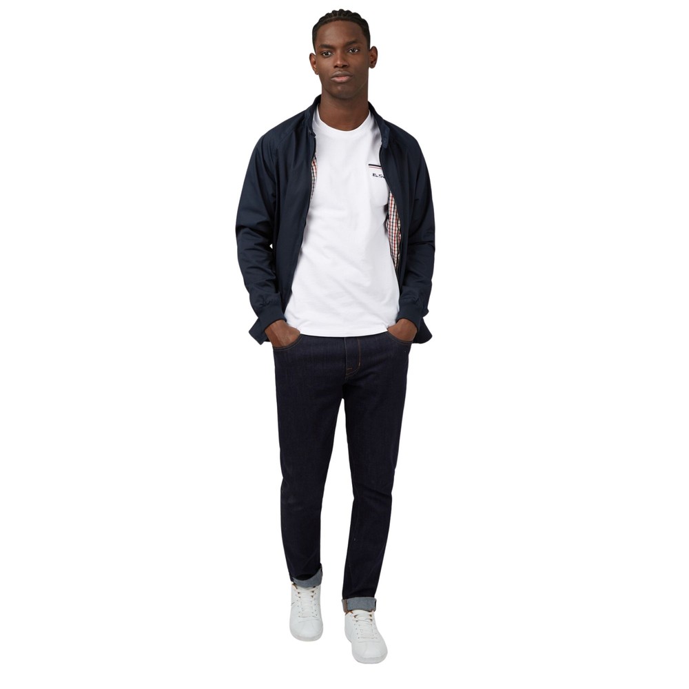 Signature Harrington Jacket Navy