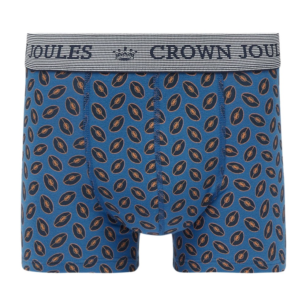 Mens Crown Boxers 2Pk Rugbyball