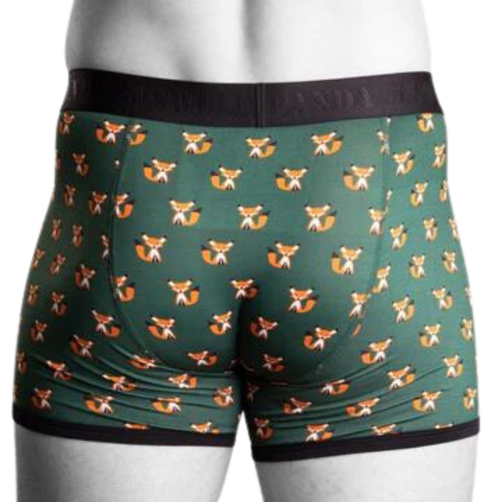 Mr Fox Bamboo Boxers Black Band