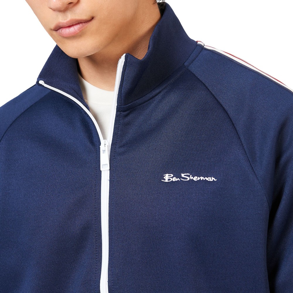 House Taped Track Top Marine