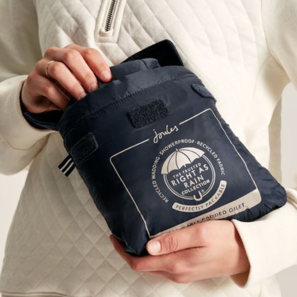 Womens Bramley Packable Gilet Dark Navy