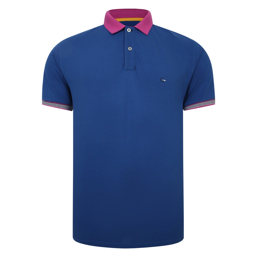 Short Sleeve Plain Pique Polo Shirt Teal