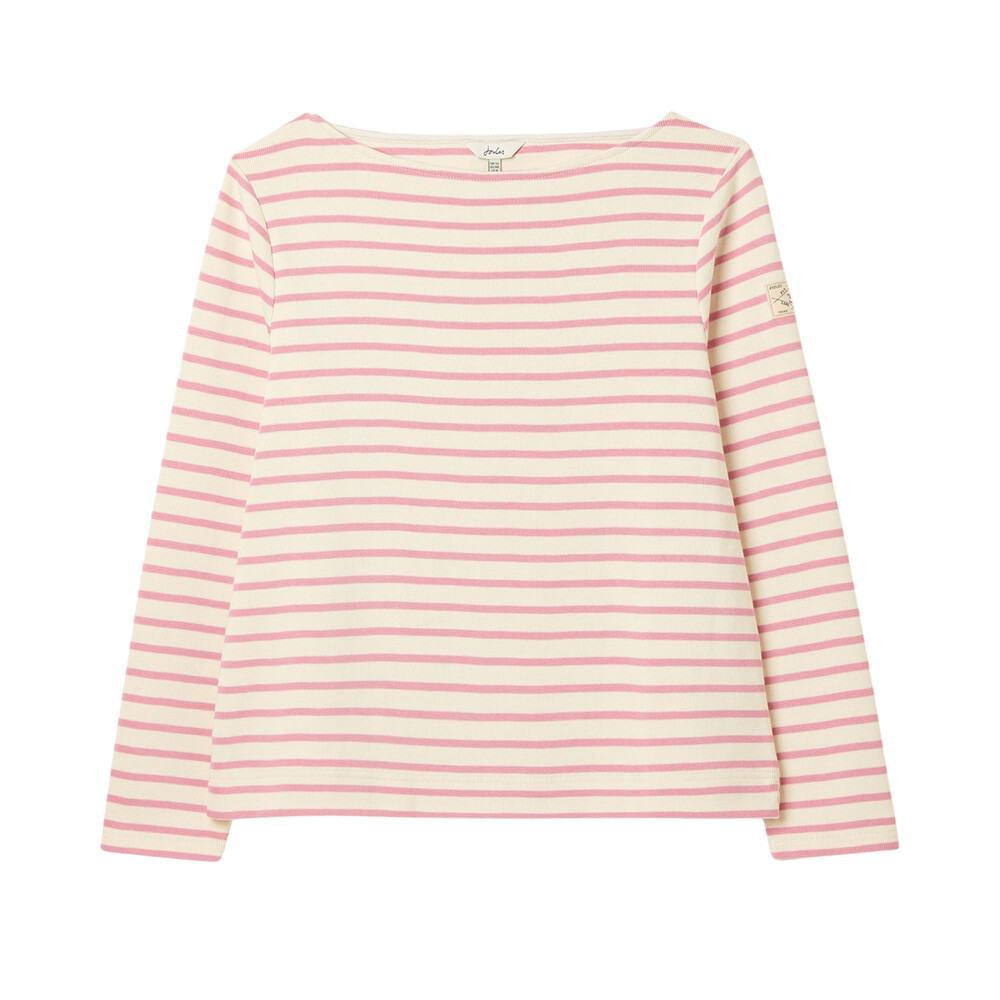 Womens New Harbour Long Sleeve T-Shirt Pink Stripe