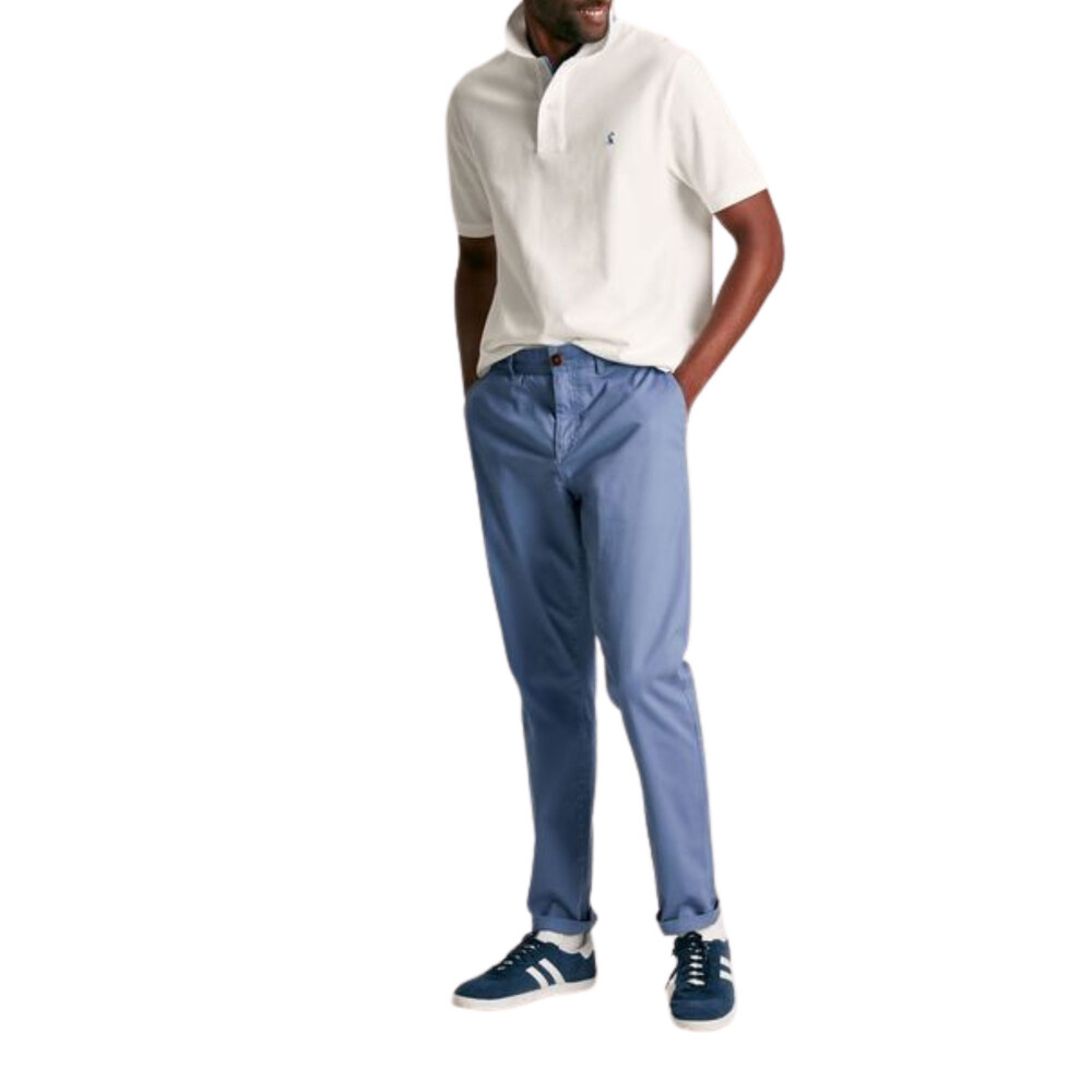 Mens Woody Polo Shirt Chalk