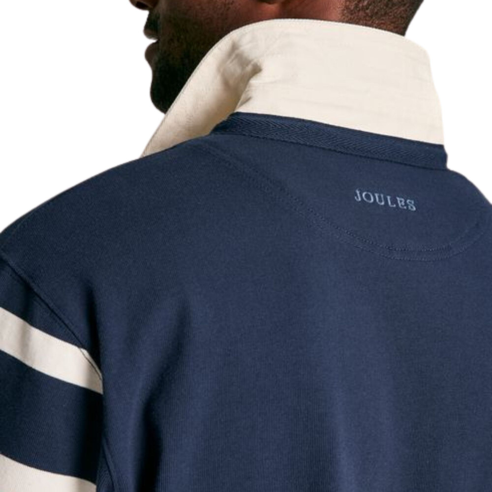 Mens Hotch Potch Rugby Shirt French Navy Stripe