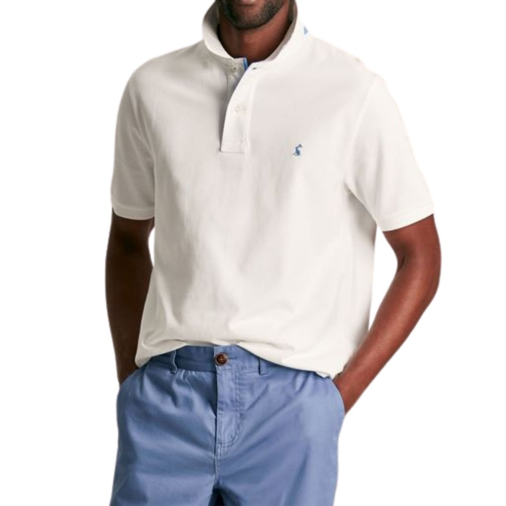 Mens Woody Polo Shirt Chalk