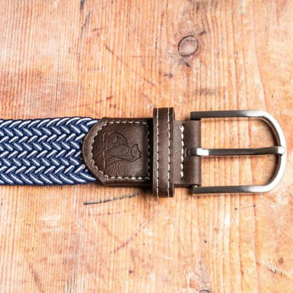 Fine Woven Belt Navy