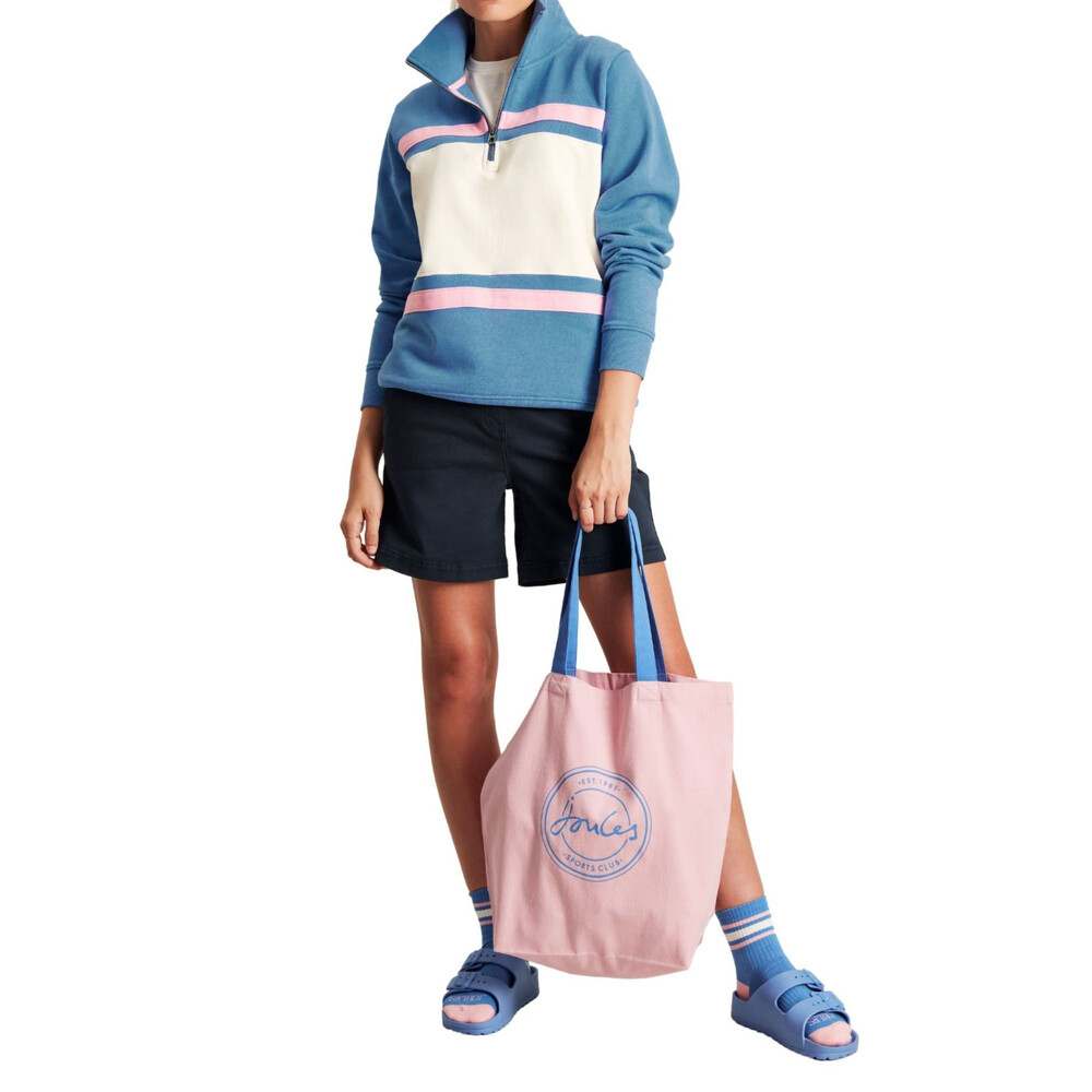 Womens Tadley Quarter Zip Sweatshirt Blue