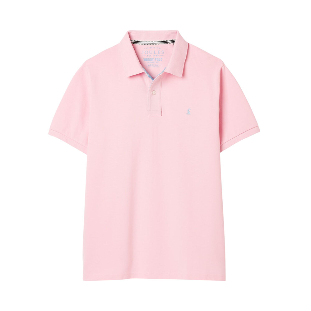 Mens Woody Polo Shirt Pink Multi