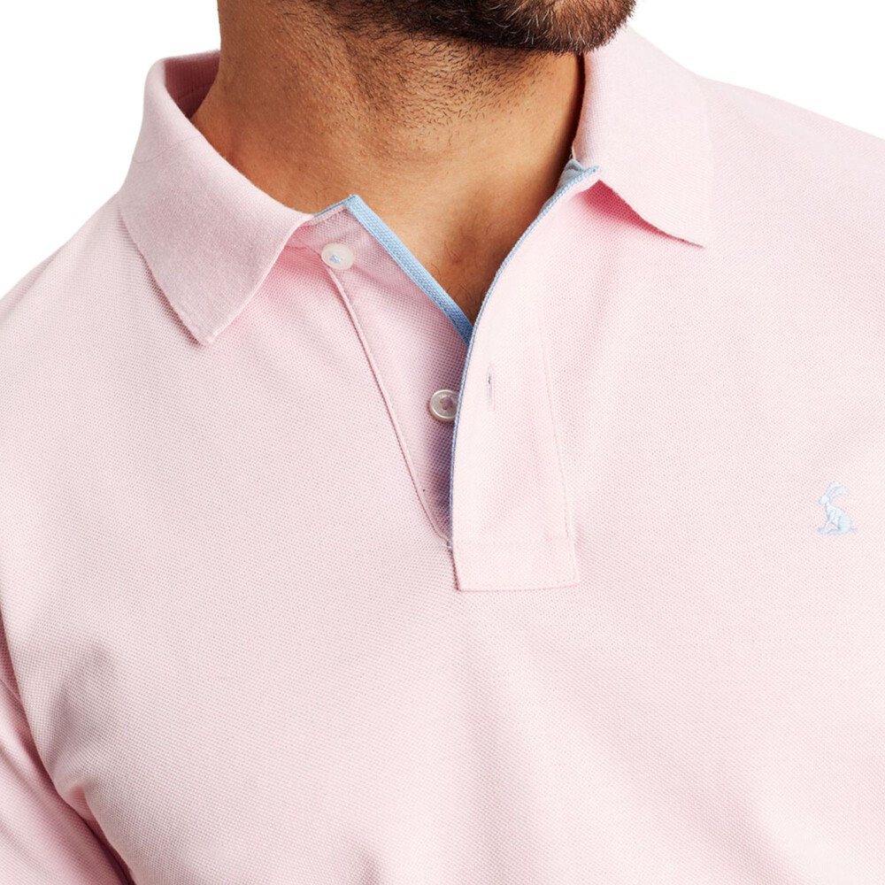 Mens Woody Polo Shirt Pink Multi
