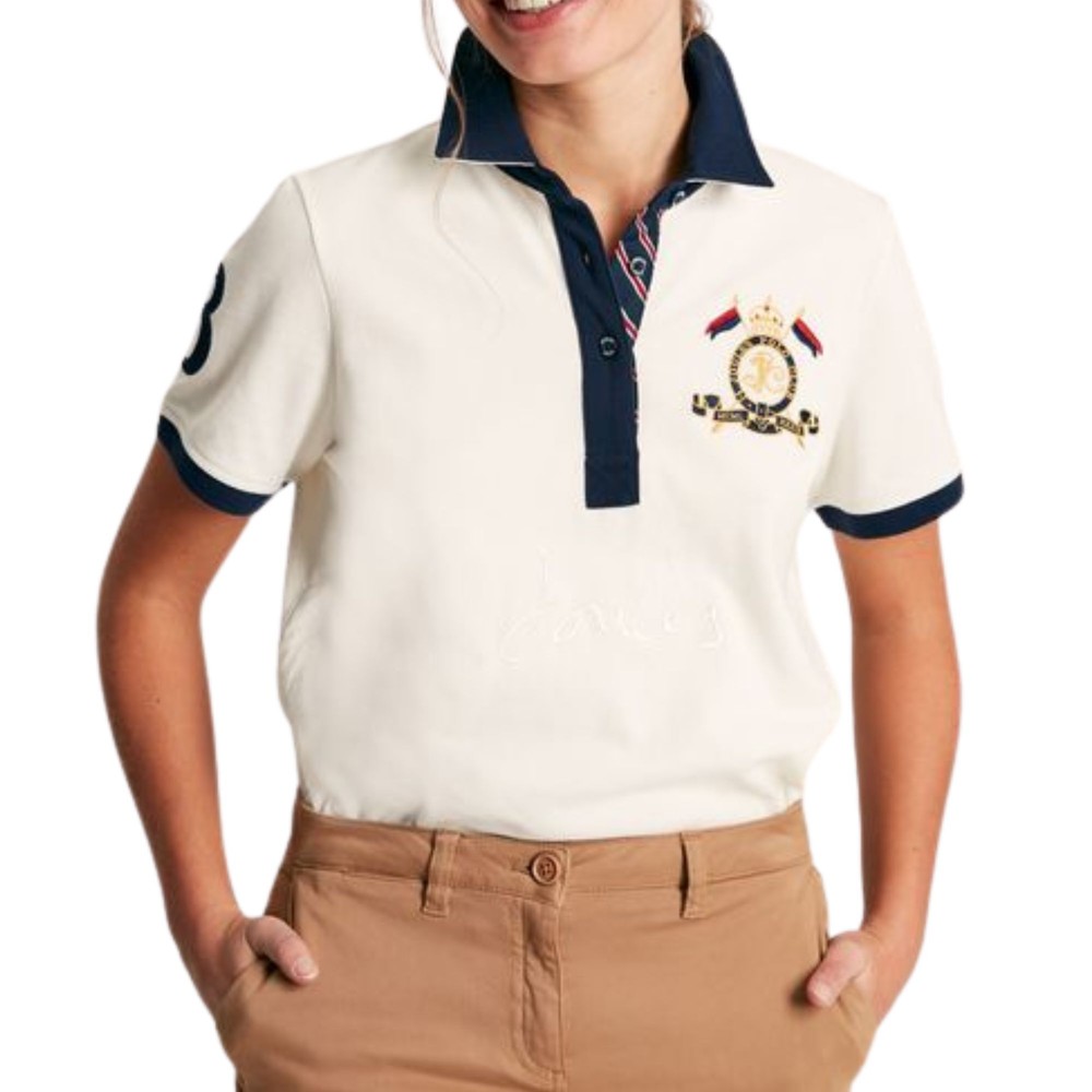 Womens Beaufort Polo Shirt Cream
