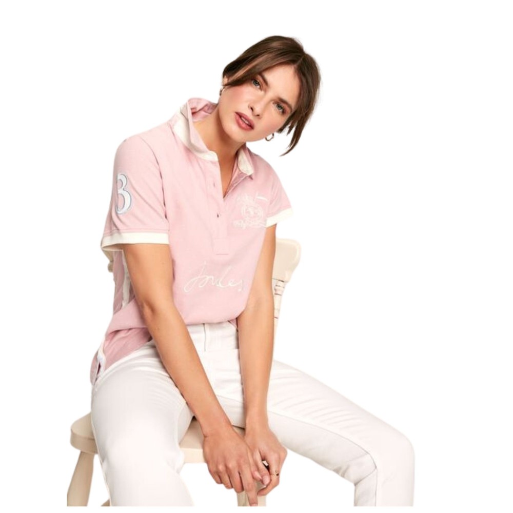 Womens Beaufort Polo Shirt Pink Spot
