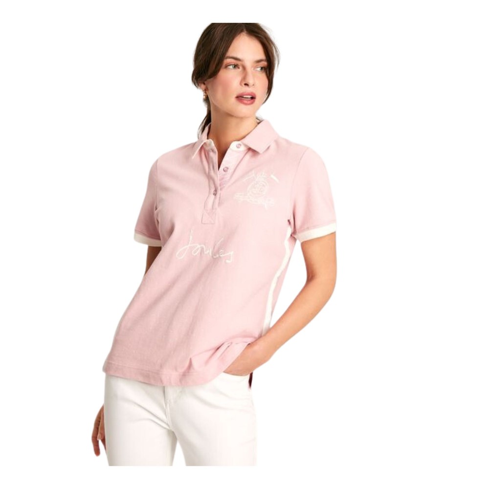 Womens Beaufort Polo Shirt Pink Spot