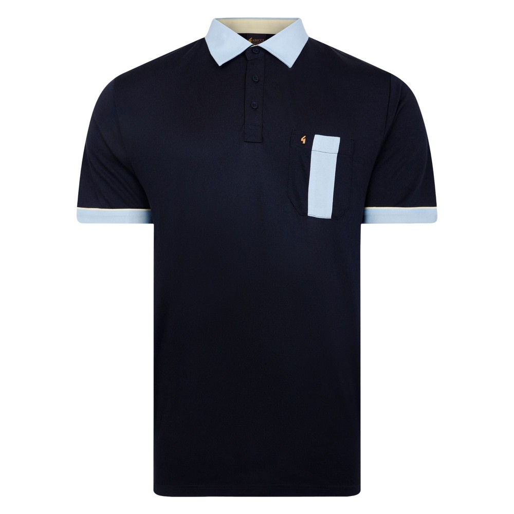 Seasonal Short Sleeve Jersey Polo Navy