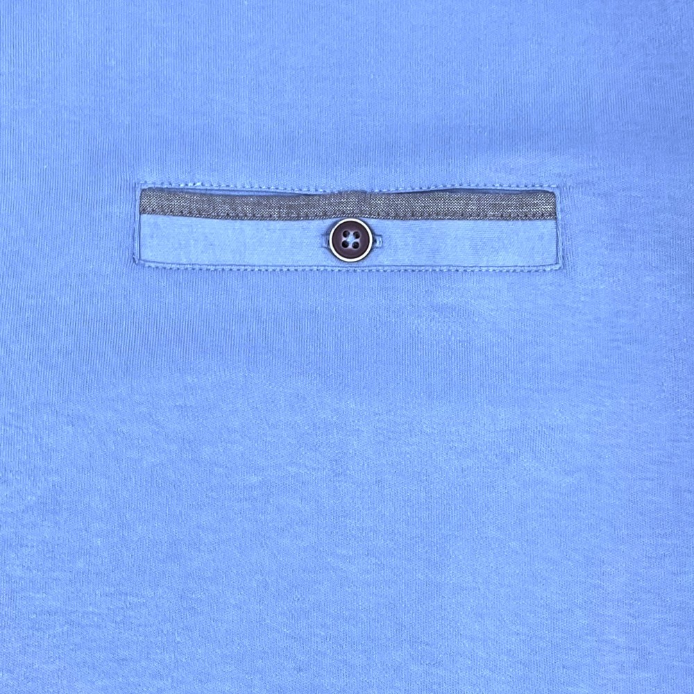 Interlock Short Sleeve Polo Shirt Sky