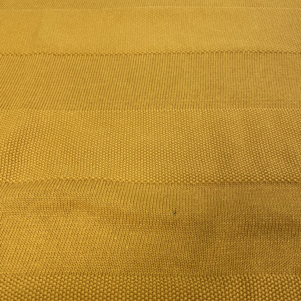 Crew Neck Fully Fashioned Jumper Gold