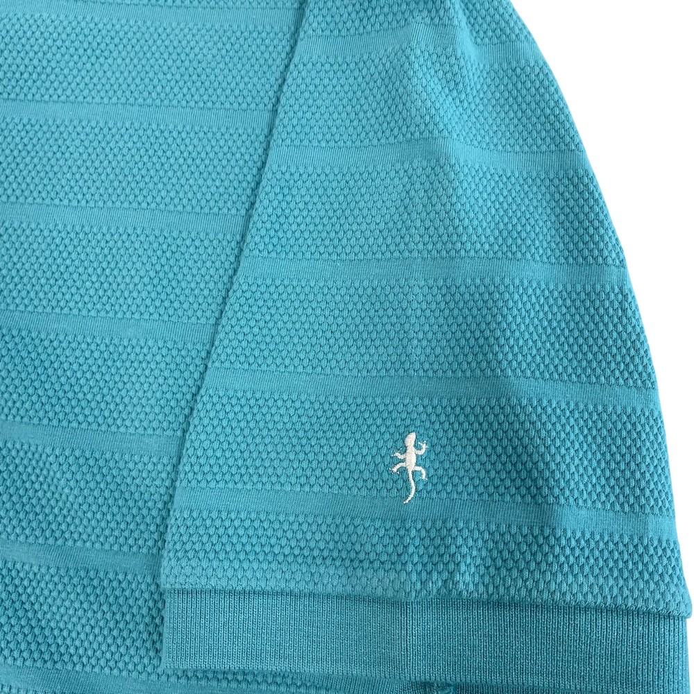 Bubble Stripe Polo Opal