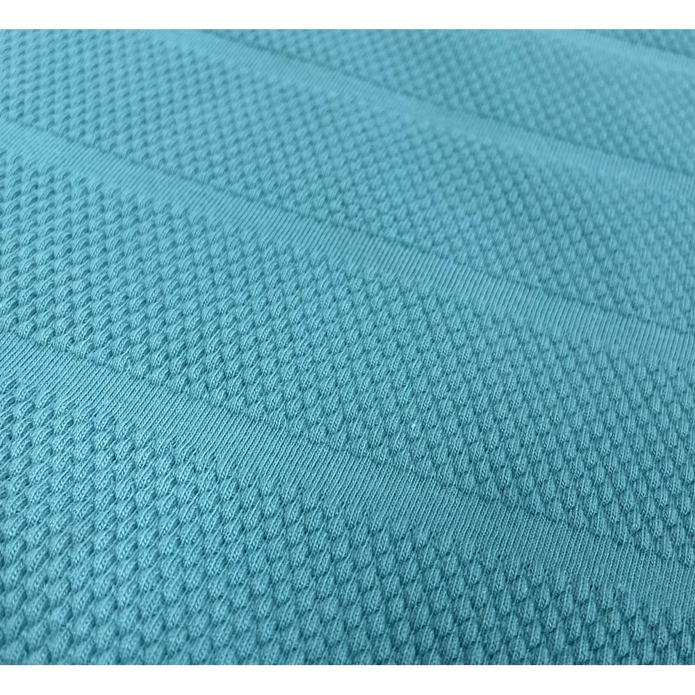 Bubble Stripe Polo Opal