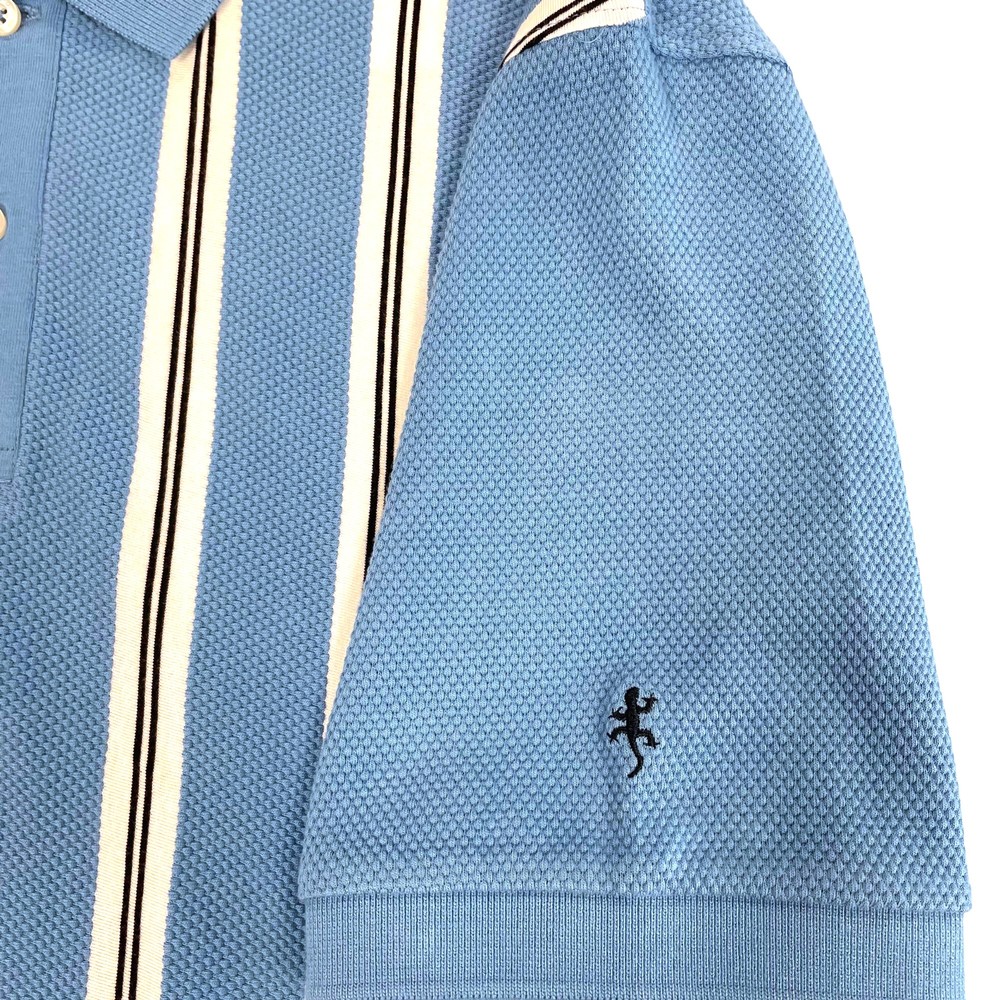 Vertical Stripe Polo Sky