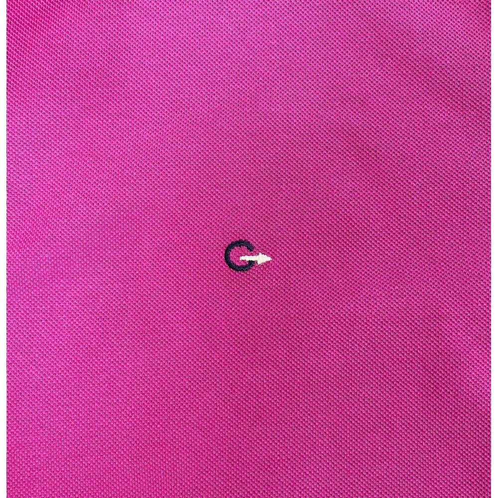 Short Sleeve Plain Pique Polo Shirt Raspberry
