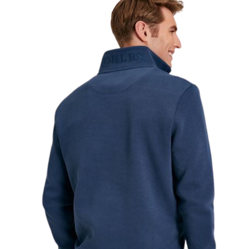Mens Alistar Quarter Zip Jumper Ink Blue