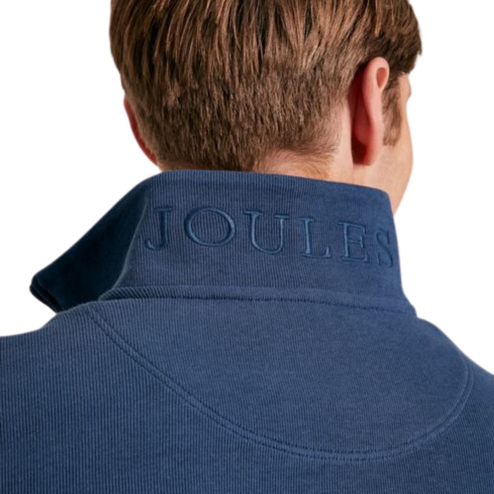 Mens Alistar Quarter Zip Jumper Ink Blue