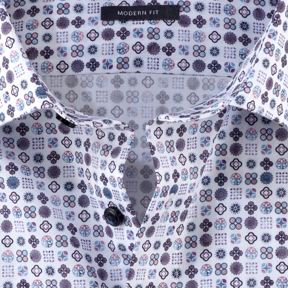 Luxor Light Rose Chic Pattern Business Shirt Light Rose