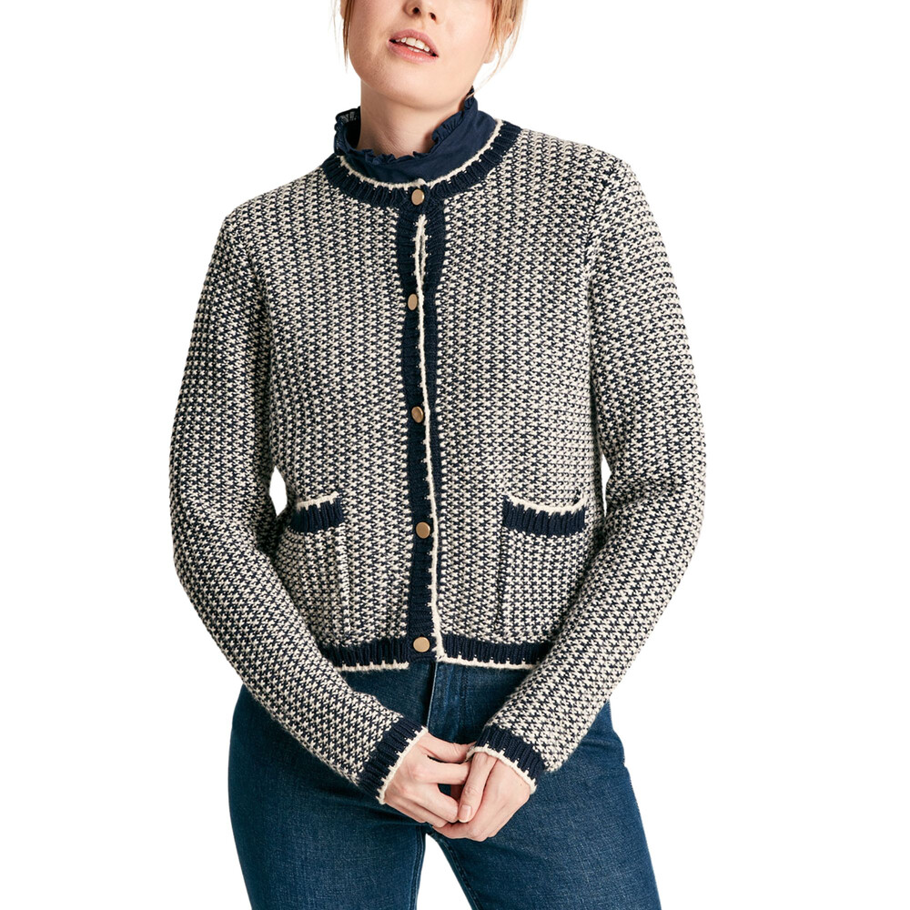 Womens Bridget Knitwear Navy Creme