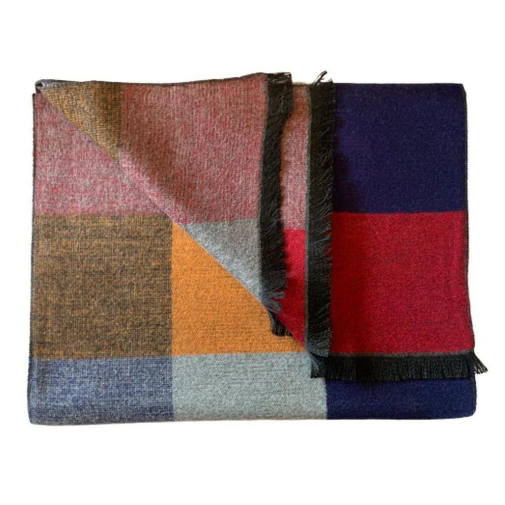 Multicolour Square Pattern Scarf Multicolour