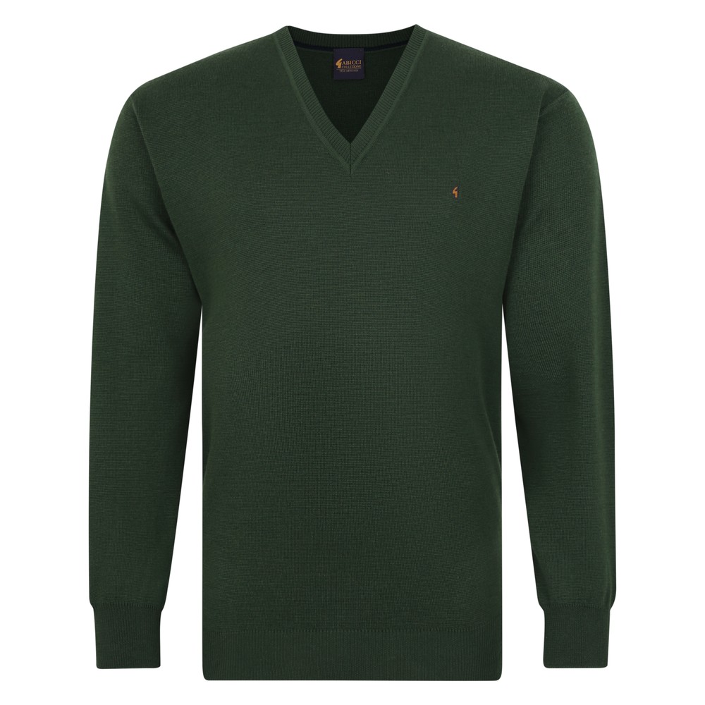 K01 Seasonal V Neck Jumper Olivo