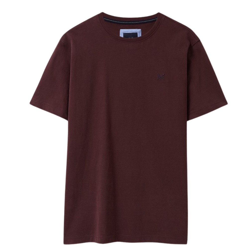 Classic Crew Neck Tee Burgundy