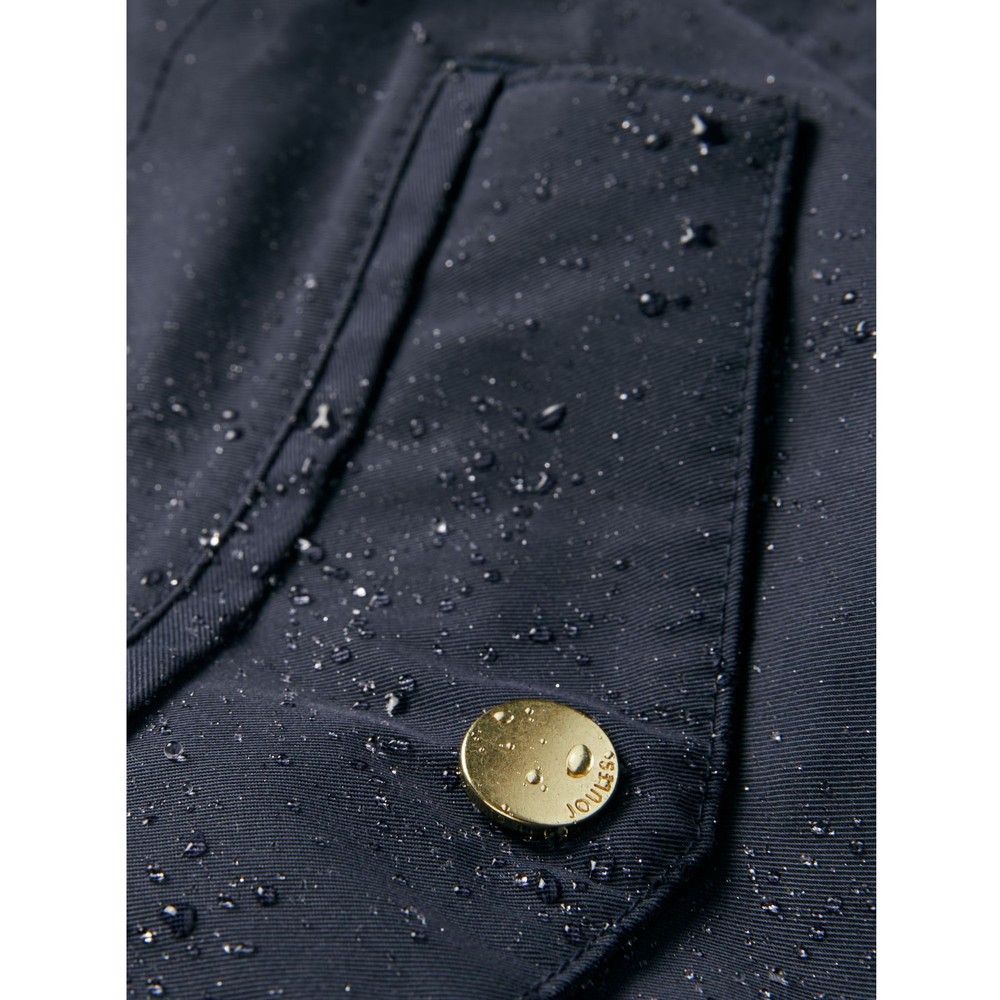 Womens Portwell Navy Waterproof Raincoat French Navy