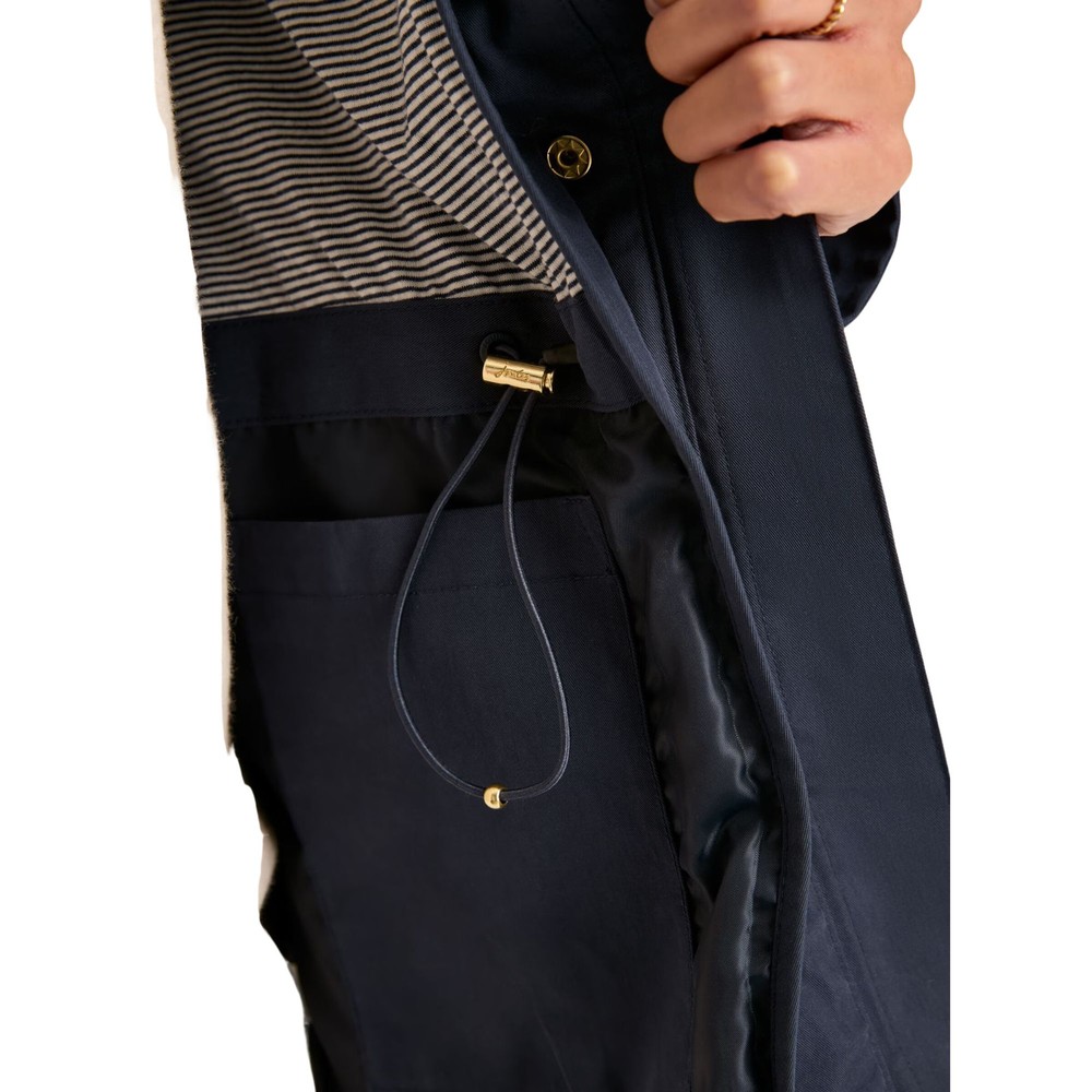 Womens Portwell Navy Waterproof Raincoat French Navy