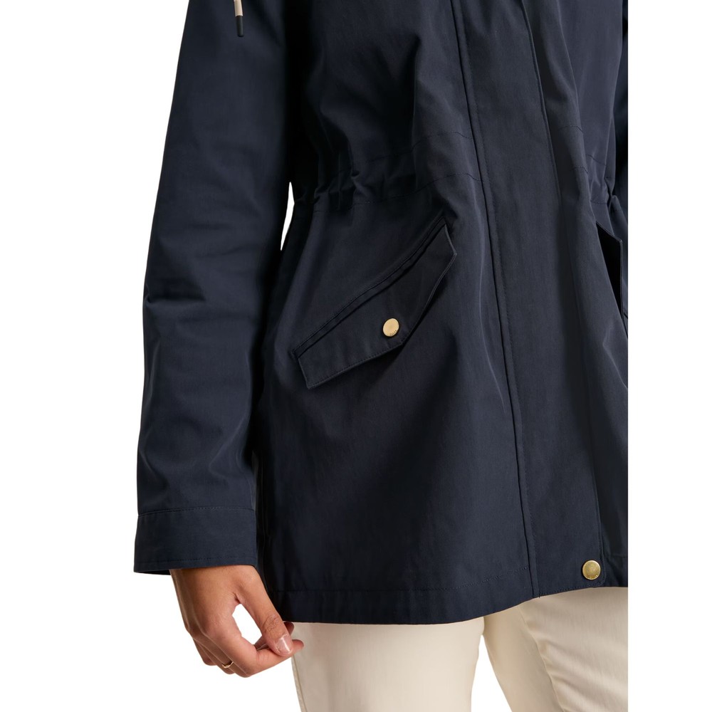 Womens Portwell Navy Waterproof Raincoat French Navy