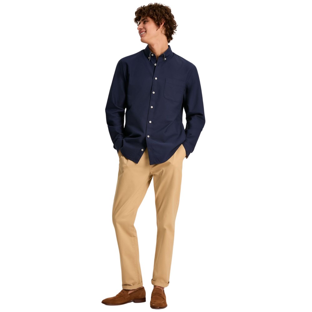 Mens Oxford Navy Classic Fit Shirt Navy