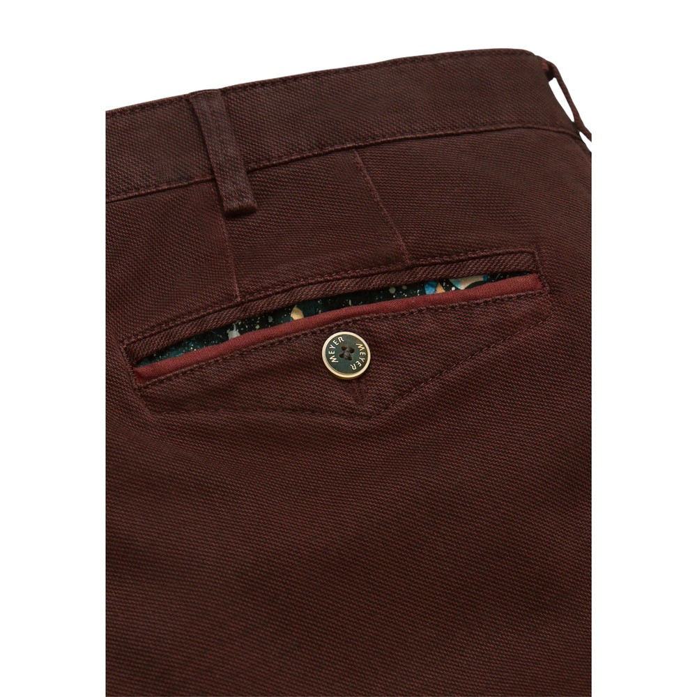 Meyer Chicago Fine Micro Chino Burgundy