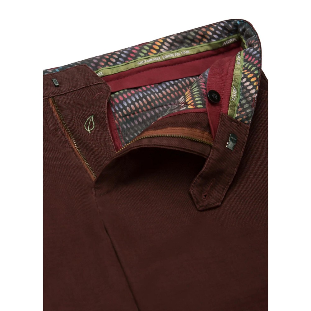 Meyer Chicago Fine Micro Chino Burgundy