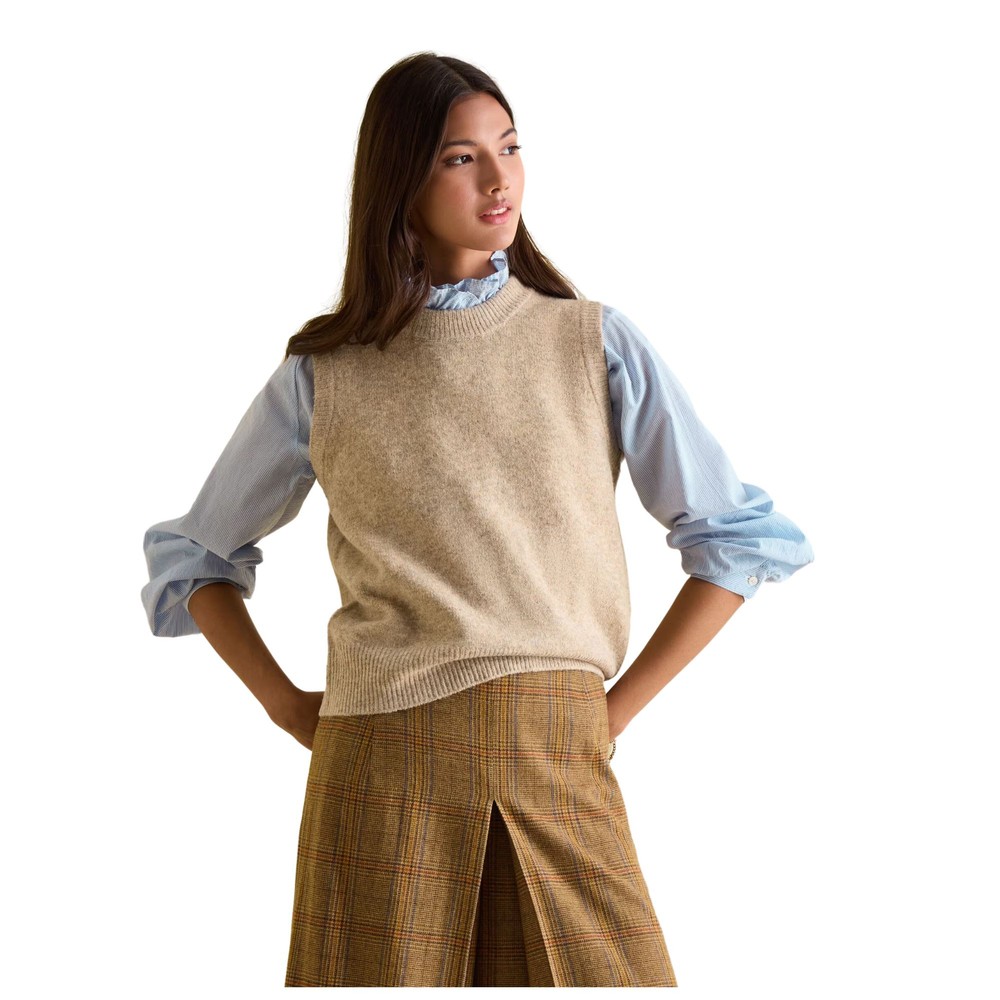 Womens Holly Knitwear Camel