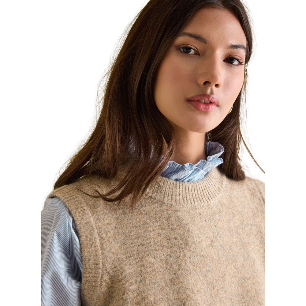 Womens Holly Knitwear Camel