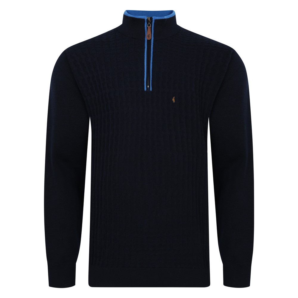 Quarter Zip Jumper Navy