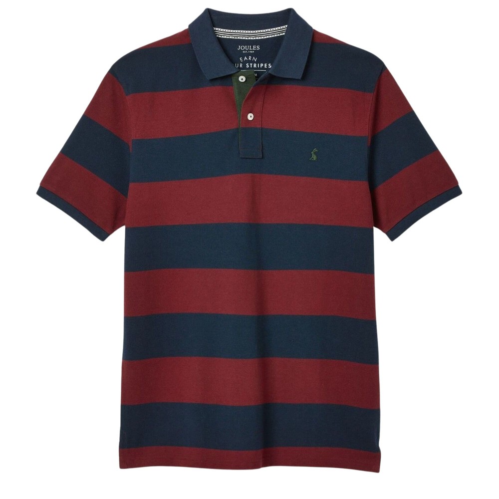 Mens Filbert Navy/Port Striped Polo Navy Port Stripe