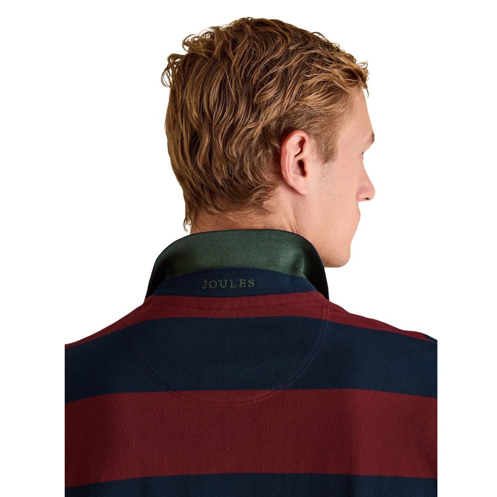 Mens Filbert Navy/Port Striped Polo Navy Port Stripe