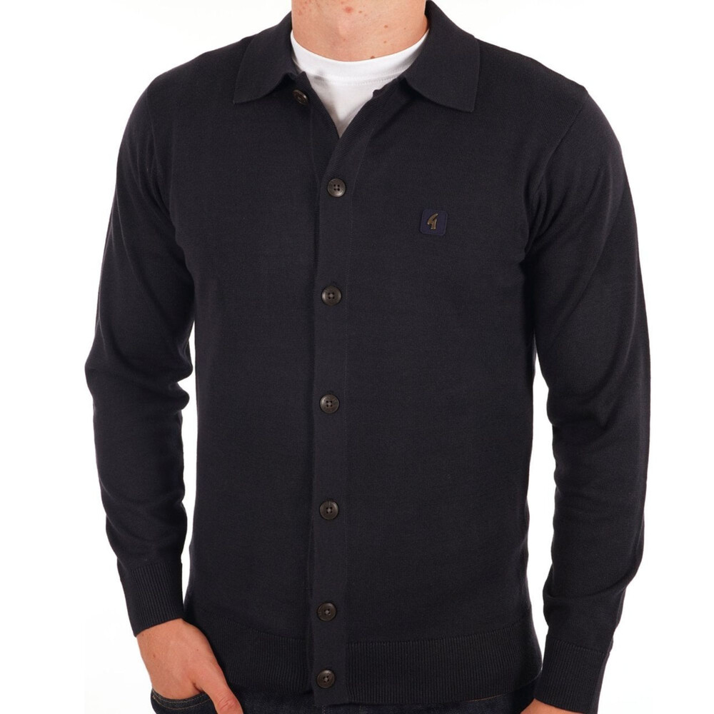 Azima Knit Long Sleeve Shirt Navy