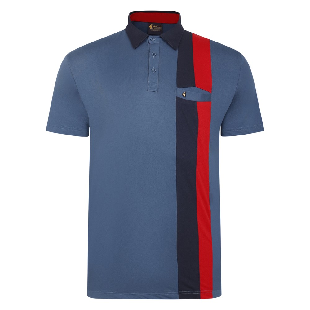 Seasonal Short Sleeve Jersey Polo Indigo