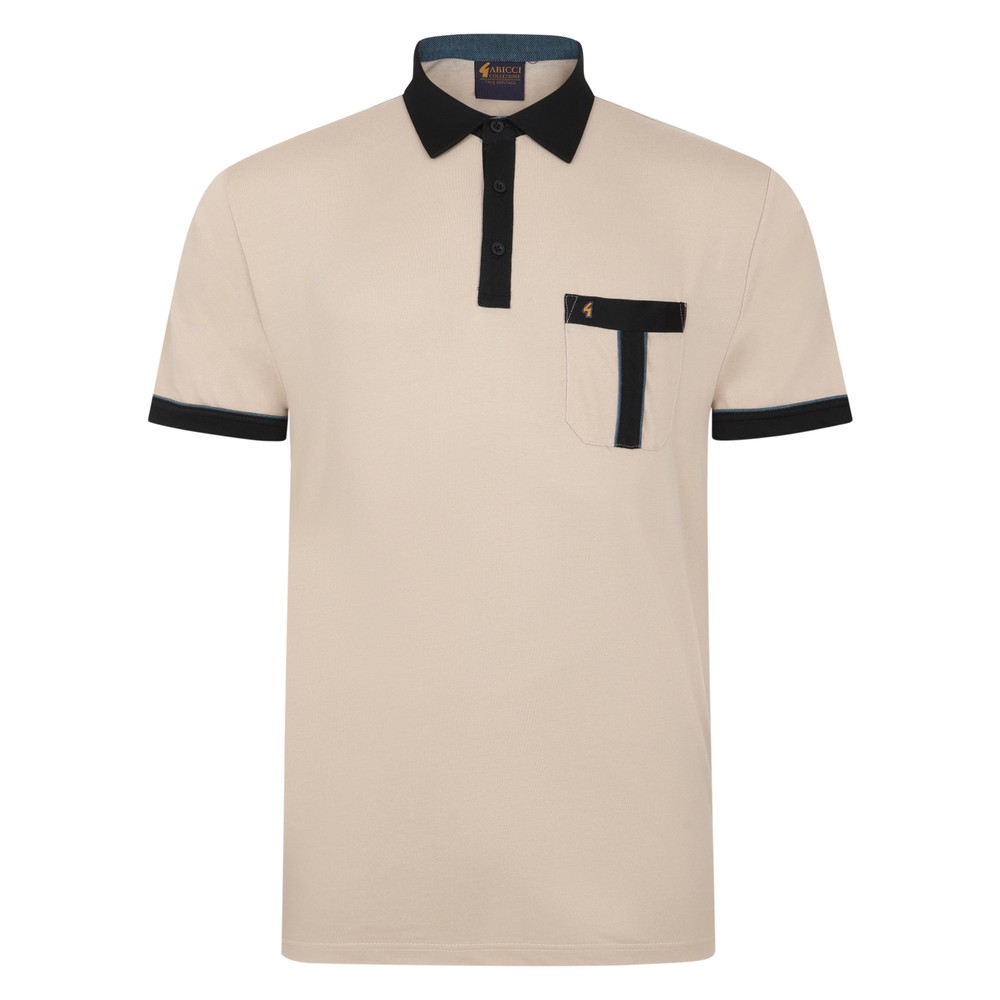 Seasonal Short Sleeve Jersey Polo Granola